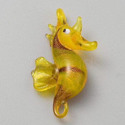 Handmade Lampwork Pendants LAMP-CJC0012-08E-1