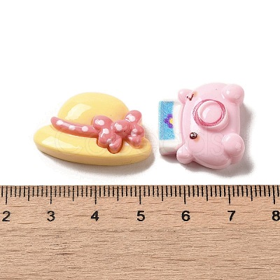 Opaque Cute Resin Decoden Cabochons RESI-B023-09-1