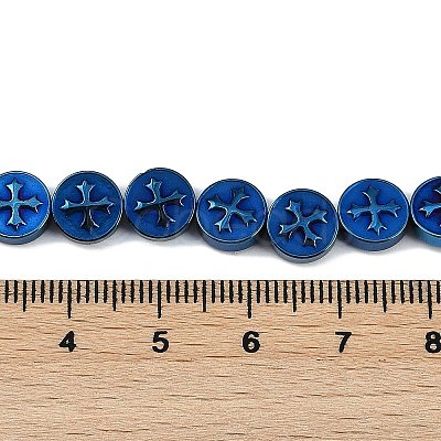 Electroplated Synthetic Non-magnetic Hematite Beads Strands G-K375-B02-04-1