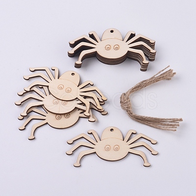 Wooden Ornaments WOOD-WH0101-27-1