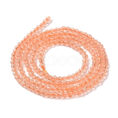 Transparent Glass Beads Strands GLAA-H021-03-03-1