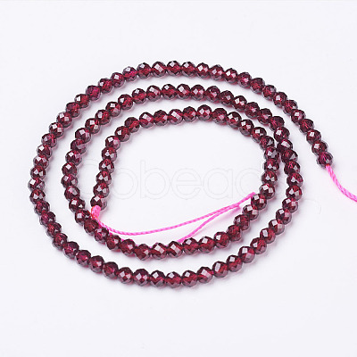 Natural Garnet Beads Strands LS-G-D167-B-2mm-1