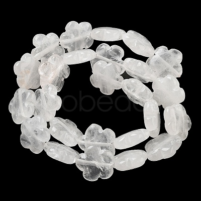 Natural Quartz Crystal Beads Strands G-F769-O01-01-1