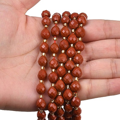 Natural Red Jasper Beads Strands G-F809-A50-01-1