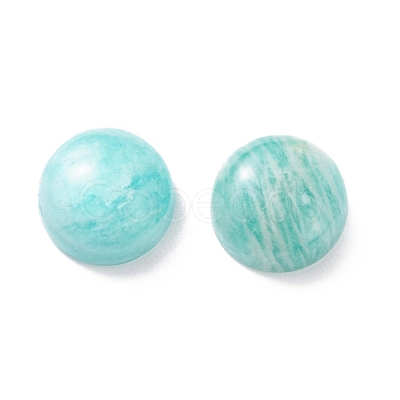 Dome/Half Round Natural Amazonite Cabochons G-O146-02D-1