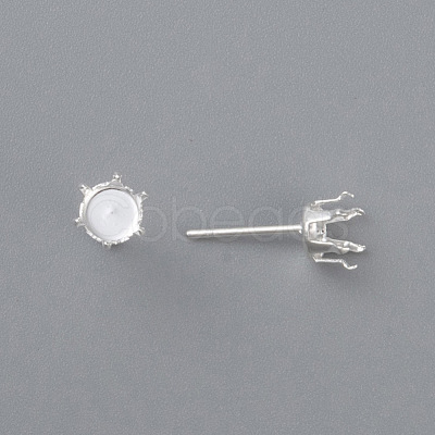 304 Stainless Steel Stud Earring Findings X-STAS-D448-087S-5mm-1