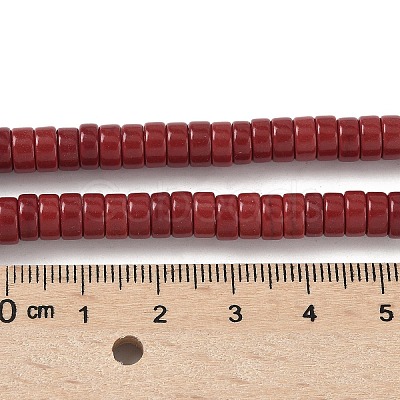 Dyed Natural Magnesite Beads Strands G-M448-F01-04-1