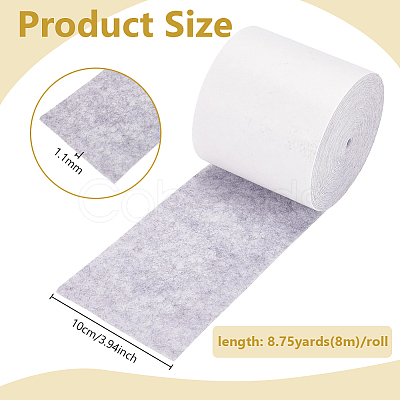 8M Blank Self-adhesive Chemical Fiber Felt Fabric AJEW-WH0481-449C-1
