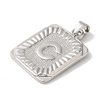 Rack Plating Brass Pendants KK-B092-42P-C-1