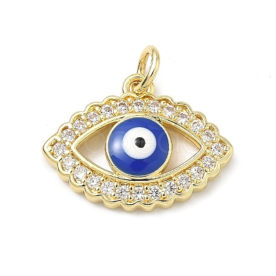 Brass Micro Pave Cubic Zirconia Pendants KK-H255-02B-G01-1