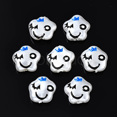3D Printed ABS Plastic Imitation Pearl Beads KY-S168-008A-1