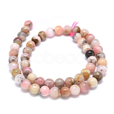 Natural Pink Opal Beads Strands G-O201A-16A-1