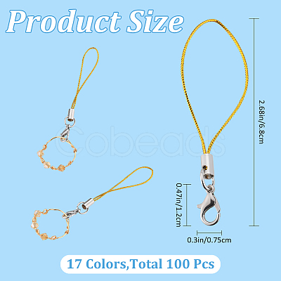 Polyester Cord Mobile Making Cord Loops AJEW-WH0504-56-1