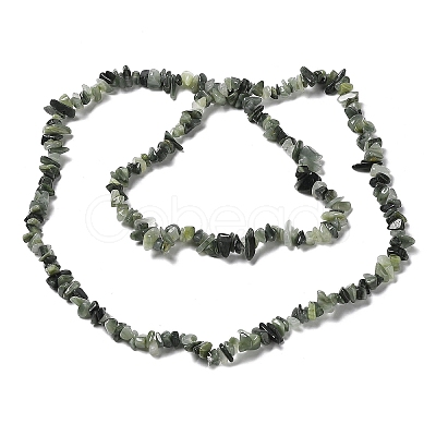 Natural Green Rutilated Quartz Beads Strands G-M205-81-1