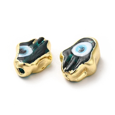Handmade Evil Eye Lampwork Beads LAMP-F026-03F-1