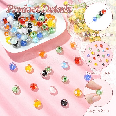 10Pcs Handmade Lampwork Beads LAMP-YW0001-96A-1