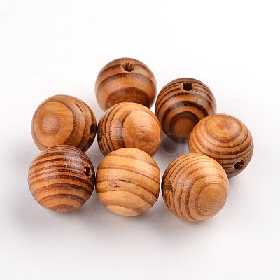 Natural Wood Beads WOOD-Q009-8mm-LF-1