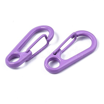 Spray Painted Alloy Spring Gate Rings X-KEYC-S255-010-NR-1