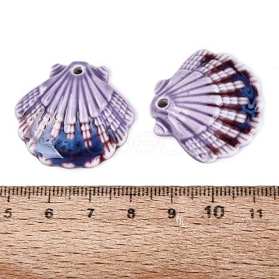 Vintage Handmade Porcelain Pendants PORC-N013-21-03-1