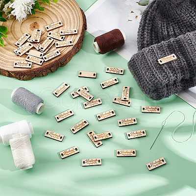 40Pcs Wood Knitting DIY-BC0013-78-1