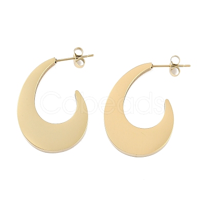 304 Stainless Steel Stud Earrings EJEW-S224-01G-01-1