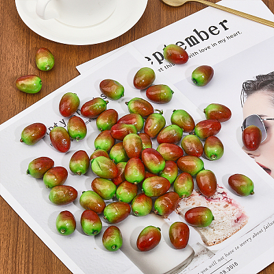 Mini Foam Imitation Olive Model DJEW-WH0042-23-1