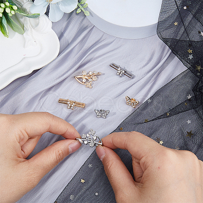 2 Sets 2 Colors Alloy Watch Band Clasps FIND-FH0009-39-1