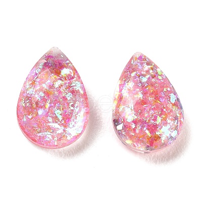 Resin Imitation Opal Cabochons RESI-H148-16-1