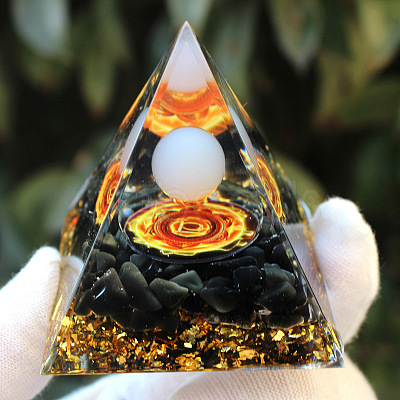 Orgonite Pyramid Resin Energy Generators PW-WG94568-26-1