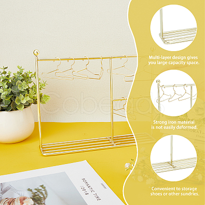 Iron Doll Garment Coat Hanger Rack ODIS-FH0001-14B-1