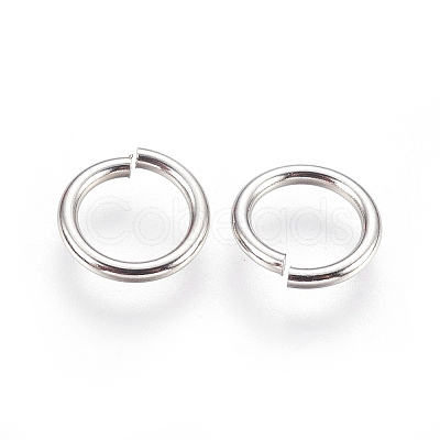 Tarnish Resistant 304 Stainless Steel Saw Cut Open Jump Rings STAS-P212-25P-09-1