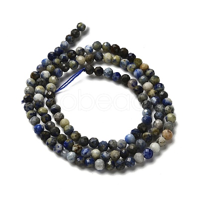 Natural Lapis Lazuli Beads Strands G-RM2025-A21-3mm-1