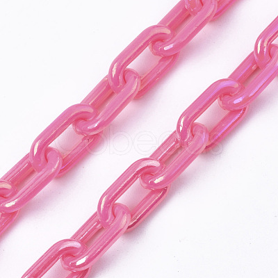 Acrylic Opaque Cable Chains X-PACR-N009-002F-1