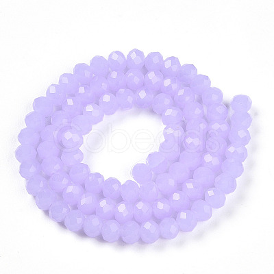 Glass Beads Strands EGLA-A044-J6mm-D11-1