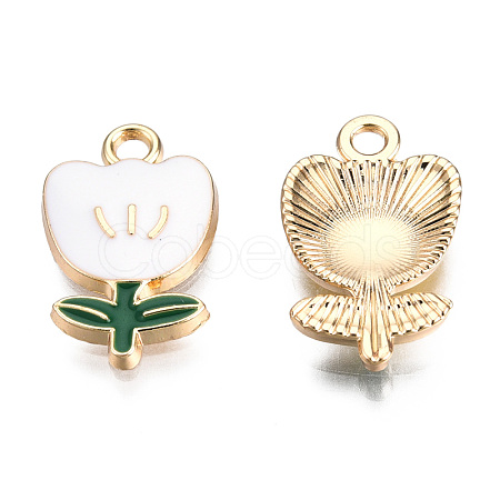 Eco-Friendly Zinc Alloy  Pendants ENAM-R051-06-04G-NR-1