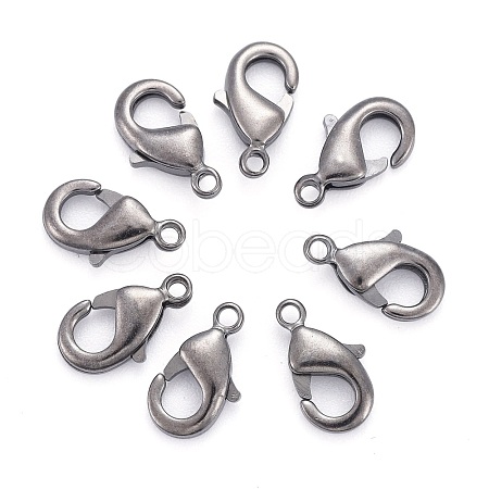 Brass Lobster Claw Clasps KK-901-B-NF-1