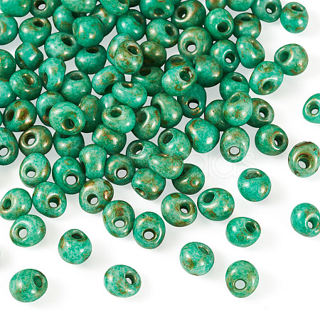 Picasso Glass Seed Beads SEED-TADJ0001-05F-1