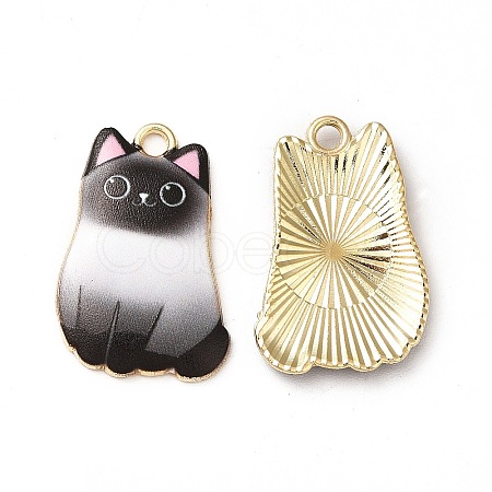 Alloy Enamel Pendants ENAM-M046-12G-B-1