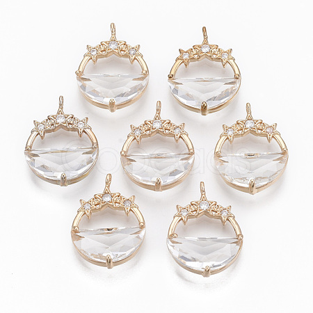 Glass Pendants GLAA-T021-01D-1
