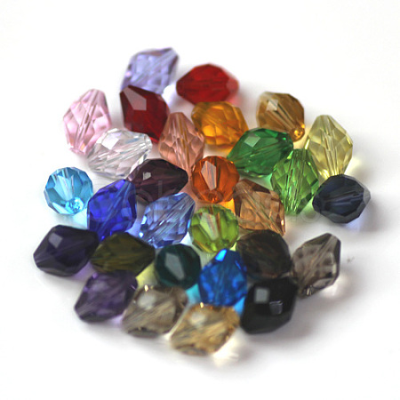 Imitation Austrian Crystal Beads SWAR-F054-13x10mm-M-1