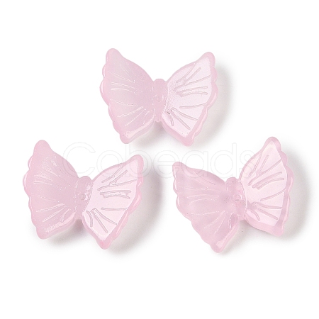 Spray Painted Glass Beads GLAA-Z007-02A-1