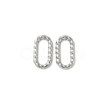 304 Stainless Steel Twisted Linking Rings STAS-L300-006E-P-1