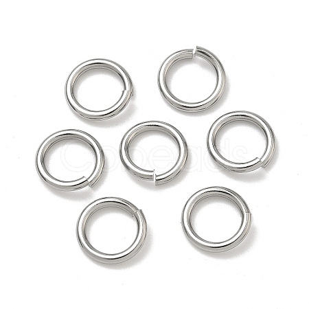 Tarnish Resistant 304 Stainless Steel Open Jump Rings STAS-R065-43-1