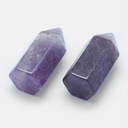 Natural Amethyst Pointed Beads G-G760-K06-1
