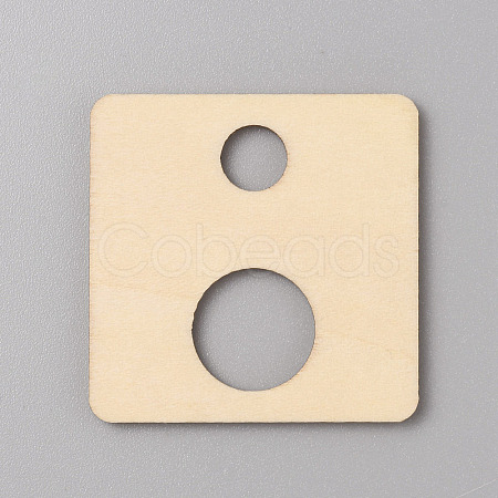 Wood Craft Supplies AJEW-WH0534-27A-1