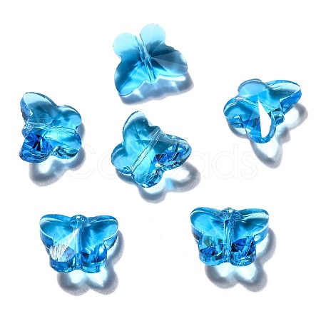 Transparent Glass Beads GLAA-P037-02-35-1