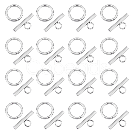 Unicraftale 50 Sets 304 Stainless Steel Toggle Clasps STAS-UN0037-39-1