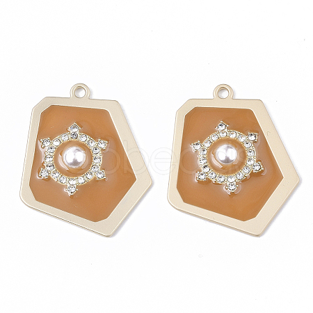 Epoxy Resin Pendants RESI-S380-02D-1