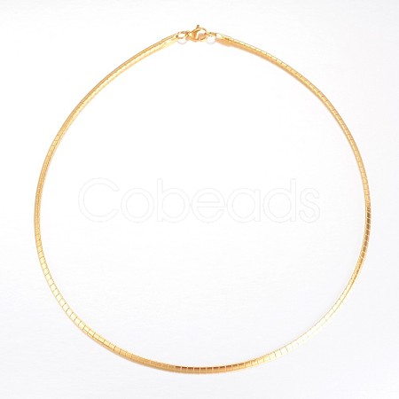 304 Stainless Steel Necklaces X-NJEW-D274-01G-1