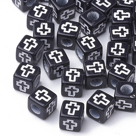 Craft Style Acrylic Beads MACR-Q226-01B-1